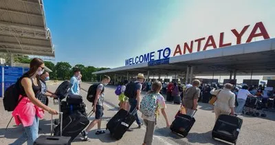 Antalya'ya turist akını! 1 milyonu aştı
