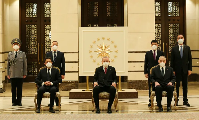 Son dakika: Başkan Erdoğan'dan Külliye'de peş peşe önemli kabuller - 11