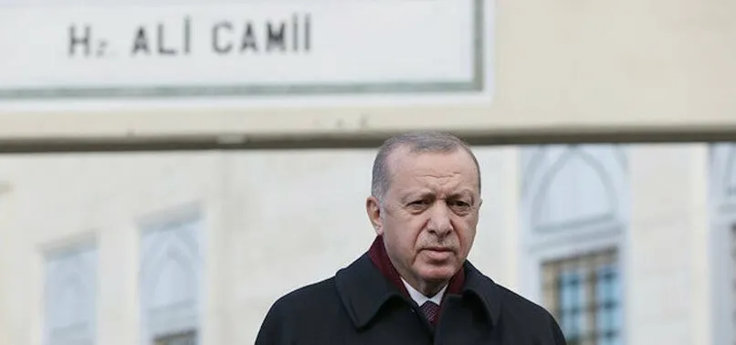 Son dakika: Başkan Erdoğan cuma namazını Hz. Ali Camisi'nde kıldı