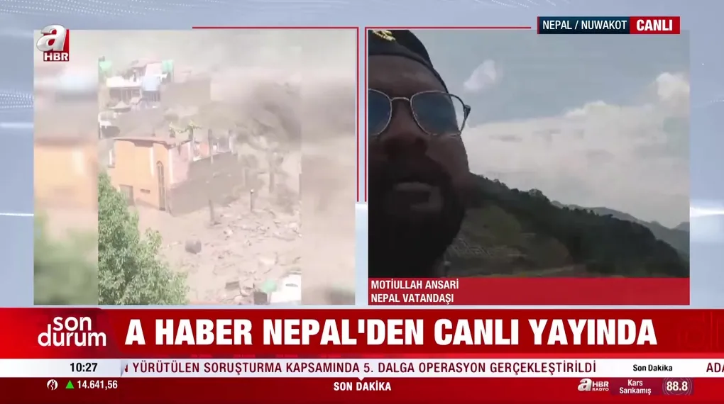 A Haber Nepal'den canlı yayında!