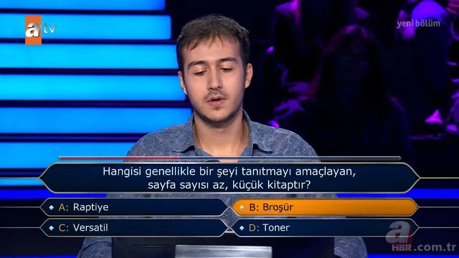 Kim Milyoner Olmak İster'de tarihi anlar! Yarışmacı milyonluk soruyu açtırmaya hak kazandı 15