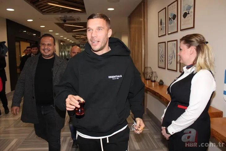 Lukas Podolski Antalyaspor'da! Tarihi görüntüler...