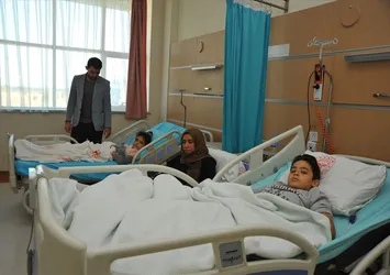 Tel Abyad'da PKK'nın döşediği mayın patladı 1 çocuğun bacağı kesildi