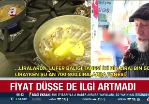 Balığın fiyatı düşse de ilgi artmadı