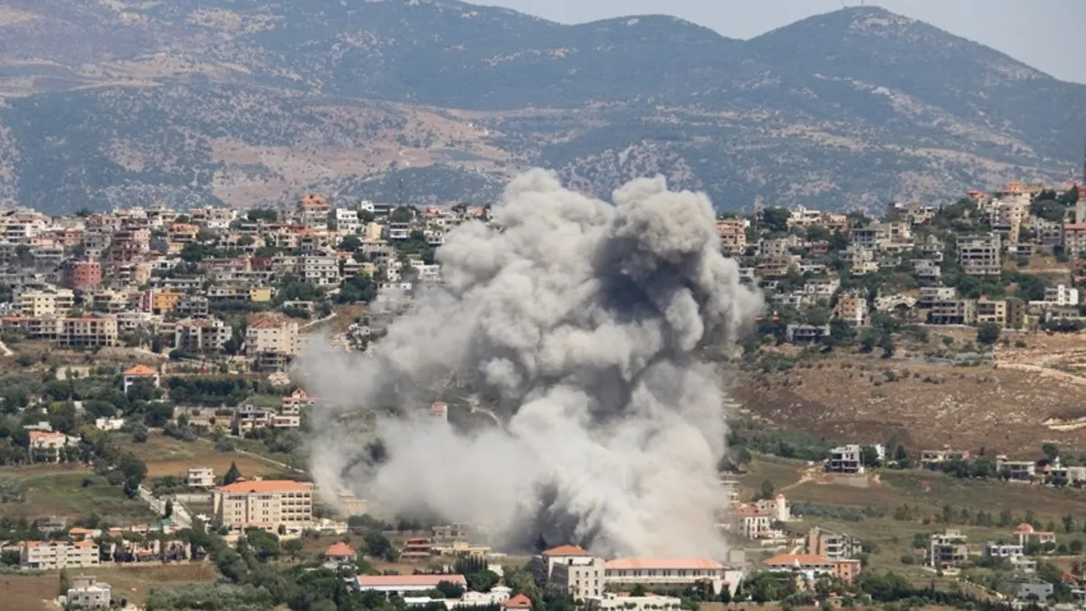 Katil İsrail'den Lübnan'a saldırı: 1 ölü 8 yaralı