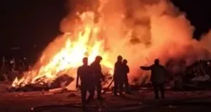 Sincan’da çöplük alanda yangın paniği!