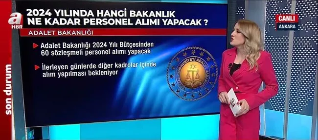 2024 yılında kaç kamu personeli alınacak? 60 bine yakın personel alımı yapılacak