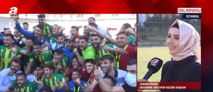 Şampiyon olan ilk kadın başkan Cevher Erdem A Haber’de: Adıyaman taraftarına armağan olsun - 4