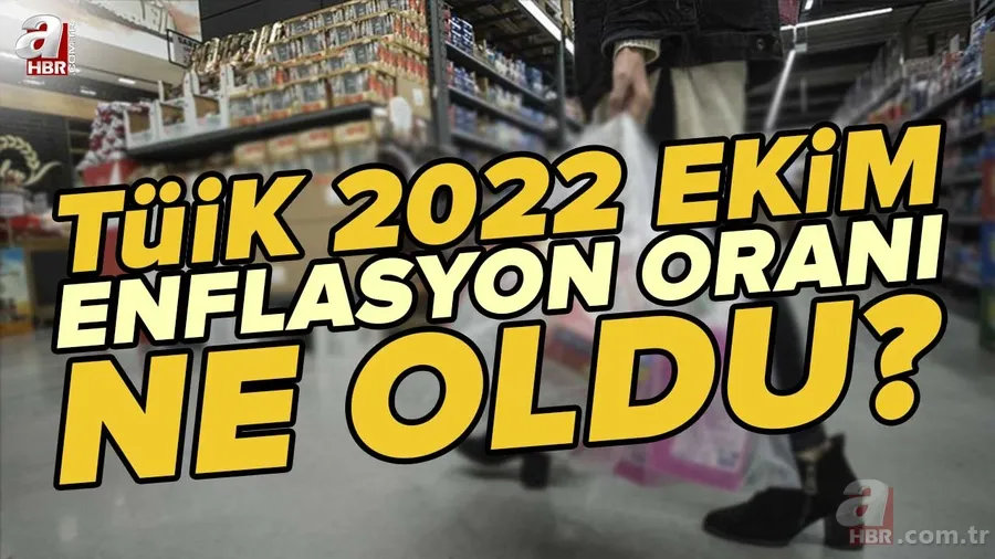 SON DAKİKA: TÜİK 3 Kasım 2022 Ekim enflasyon verileri açıklandı! Ekim ayı enflasyon oranı yüzde kaç? TÜİK TEFE TÜFE güncel verileri... 1