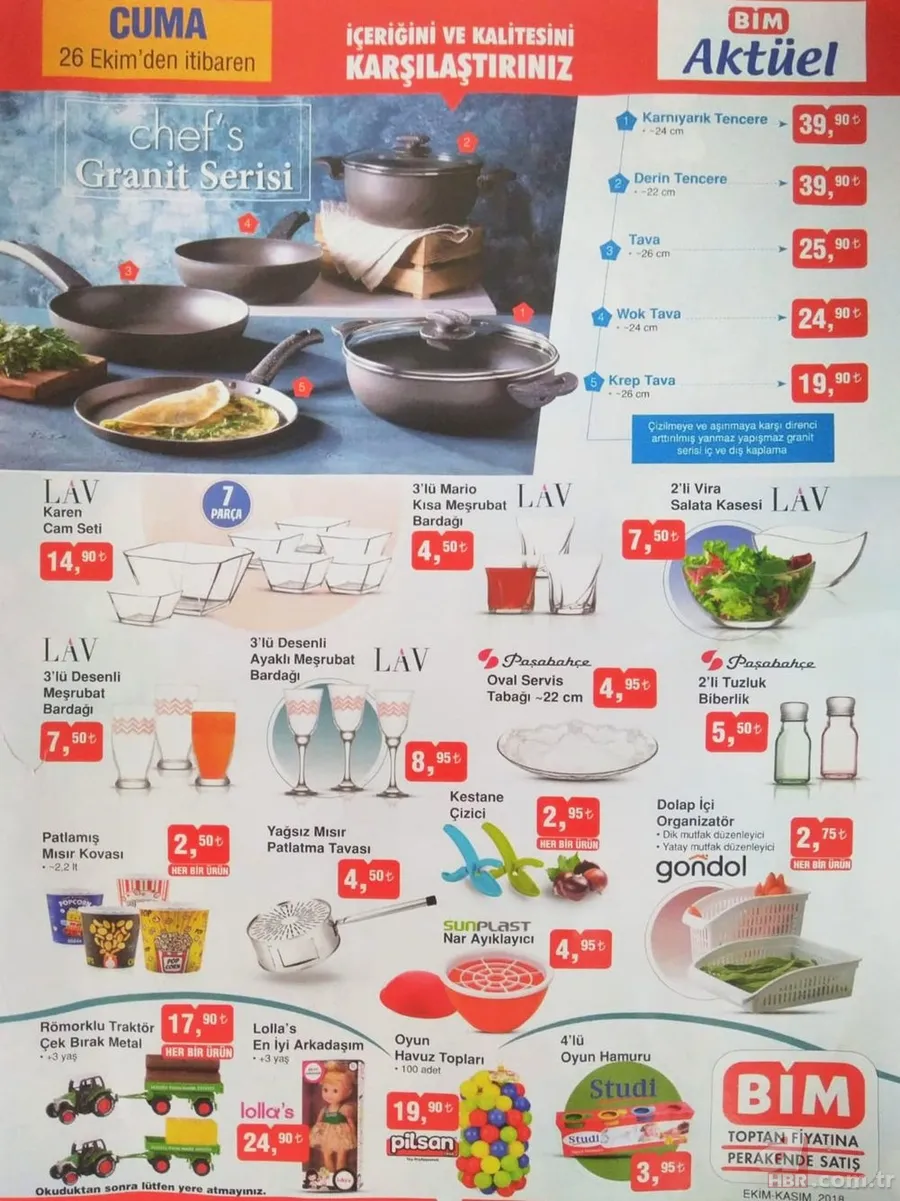 BİM aktüel ürünler indirim kataloğu! 26 Ekim Cuma BİM aktüel ürünleri kataloğu yayınlandı 1