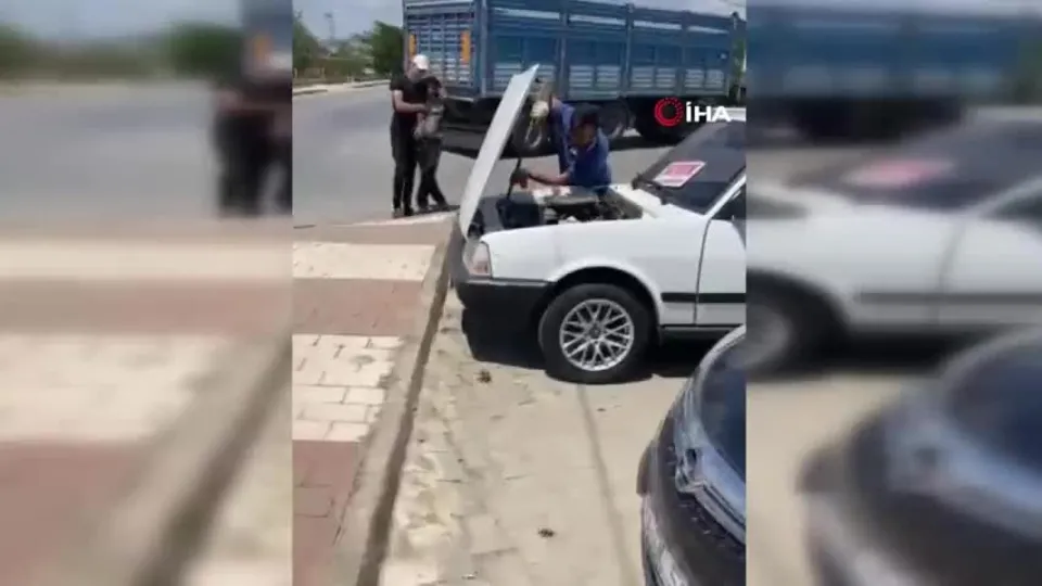 Çanakkale Bayramiç’te şaşkına çeviren olay! Satılık otomobilden çıkan şoke etti