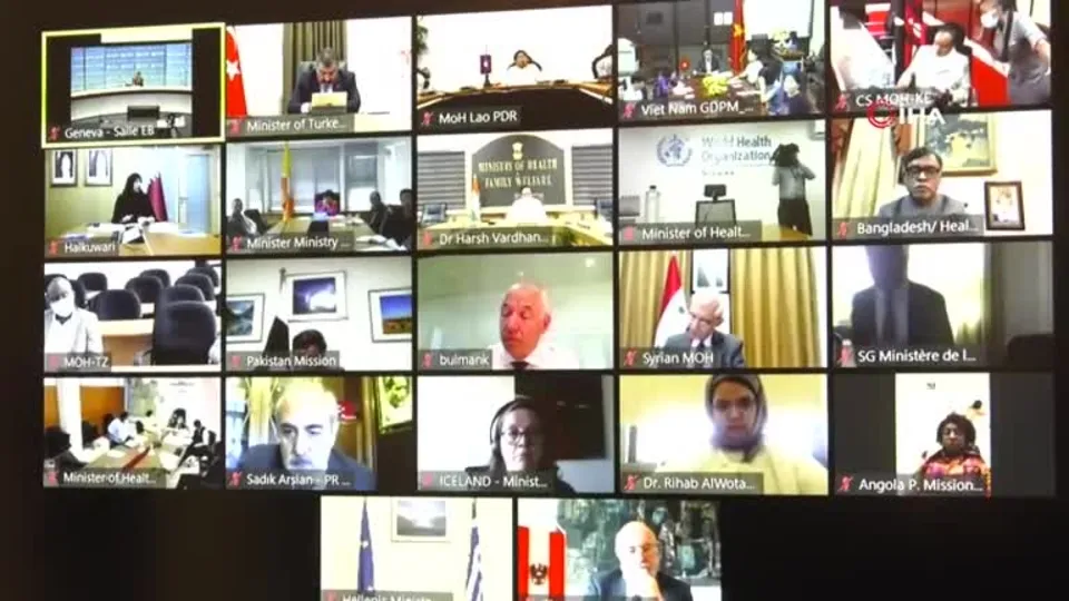 Son dakika: Sağlık Bakanı Fahrettin Koca, DSÖ’ye Türkiye’nin Covid-19 mücadelesini anlattı |Video