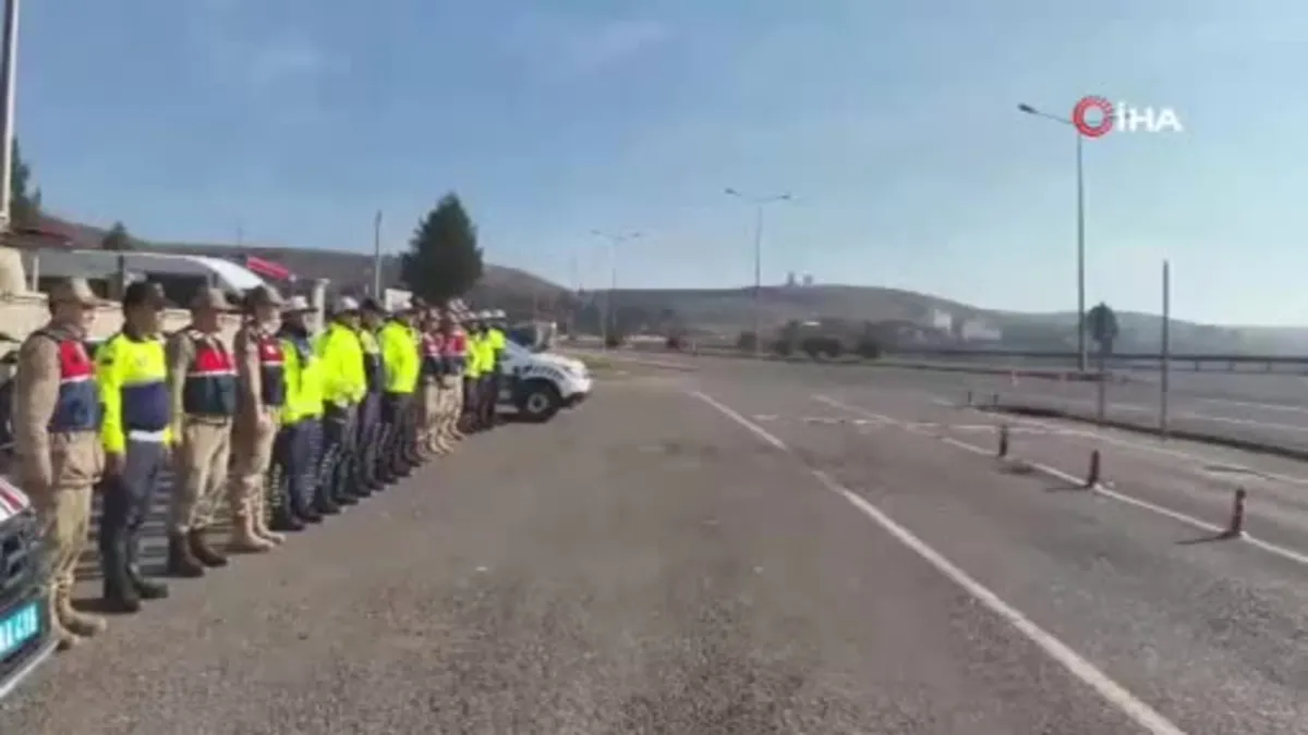 Siirt'te dron destekli trafik denetimi