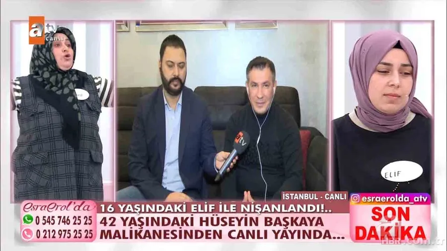 Tehdit şantaj taciz! Türkiye Esra Erol’daki bu olayı konuşuyor! 42 yaşındaki Hüseyin Başkaya Elif'i 16 yaşındayken kandırdı mı? Esra Erol ekibi o malikanede... 15