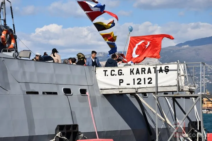 Mavi Vatan 2019 Tatbikatında yer alan savaş gemileri ziyarete açıldı