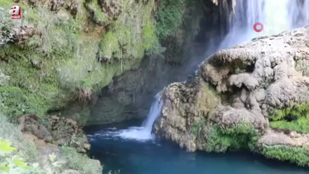 Konya'da Meke Gölü turist çekiyor