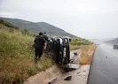 Mustafa Şentopun ekibi kaza yaptı
