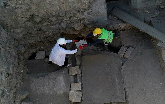 Diyarbakır’ın kalbi olan Amida Höyük’teki kazılarda 1800 yıllık kalorifer sistemi bulundu - 5