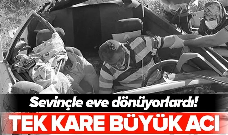 Aksaray’da kız istemeden dönen ailenin aracı kaza yaptı: 1 ölü 4 yaralı
