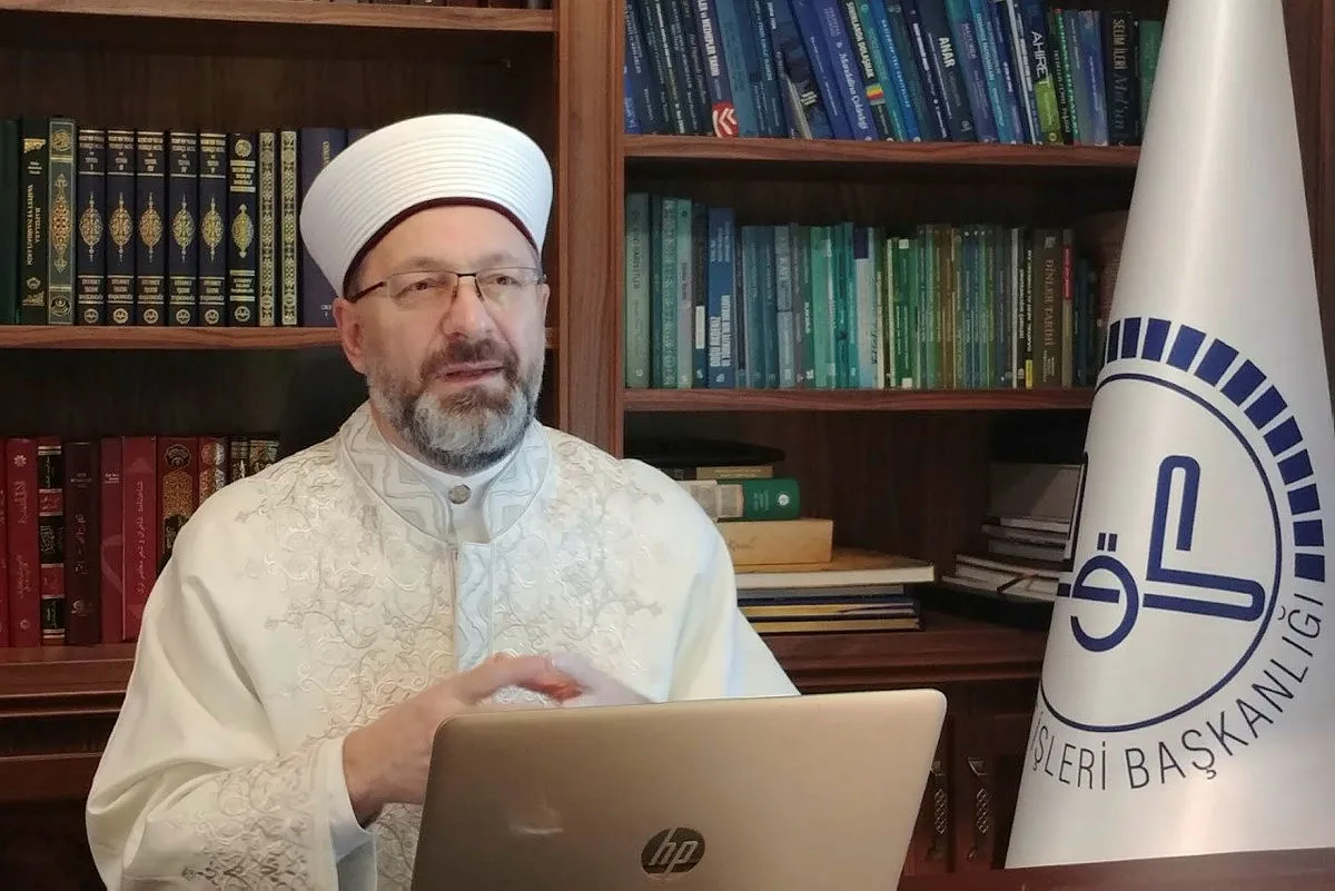 Diyanet İşleri Başkanı Ali Erbaş: İstiyoruz ki ülkemizi bizden sonra emin ve güvenilir ellere teslim edelim