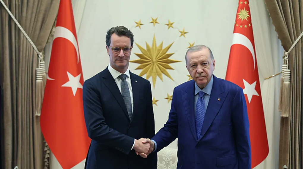 Başkan Erdoğan, Hendrik Wüst'ü kabul etti