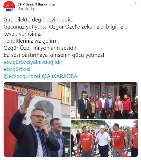Uşak İl Başkanı Ali Karaoba yardımın değil kliniğinin reklamını yaptı! CHP'de bir skandal daha... - 4