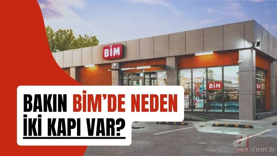 BİM'e girerken iki kapıdan bu yüzden geçiyoruz! Meğer aynı anda... 1