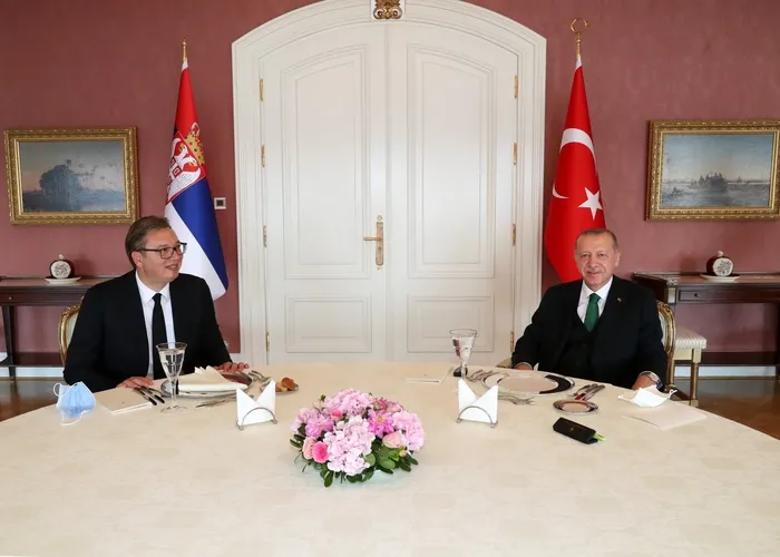 Vahdettin Köşkü'nde önemli görüşme! Başkan Erdoğan, Sırbistan Cumhurbaşkanı Aleksandar Vucic'i kabul etti - 1