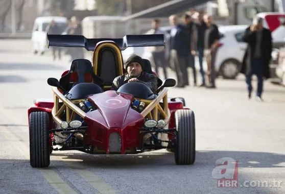 Hayalindeki yarış otomobilini 35 bin liraya yaptı 9