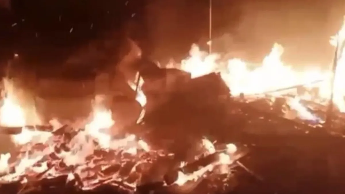 3 bin 100 rakımdaki Kırklar Dağı Mescidi'nde yangın! Kullanılamaz hale geldi