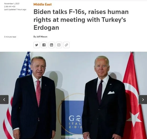 Başkan Erdoğan ve ABD Başkanı Biden arasındaki toplantı dünya medyasında geniş yer buldu