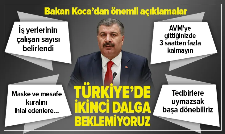 Bilim Kurulu toplantısının ardından Bakan Koca'dan önemli açıklamalar