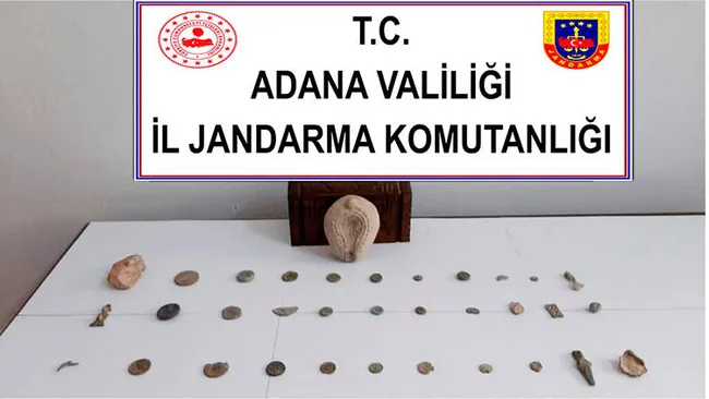 Adana’da tarihi eser kaçakçılığı yapan 2 kişi yakalandı - 1