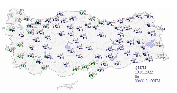 SON DAKİKA! Meteoroloji 5 günlük hava durumu tahminini açıkladı! İstanbul'a kar geliyor | Kar yağışı yurdu etkisi altına alacak - 7