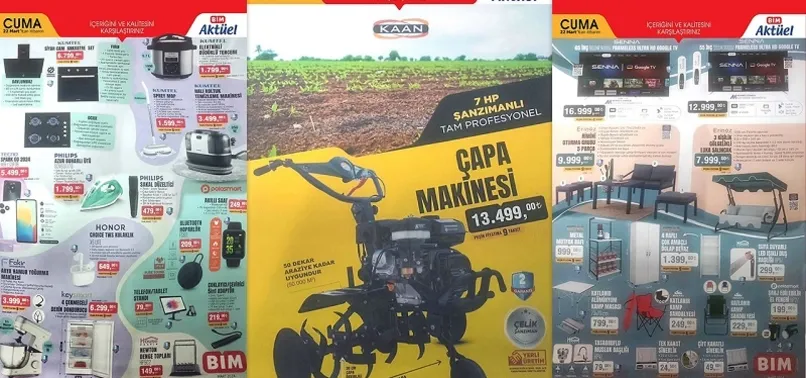 22 Mart 2024 BİM aktüel ürünler kataloğuyla hangi ürünler indirime girdi? BİM’dee Kaan Çapa Makinesi uygun fiyata satışta!