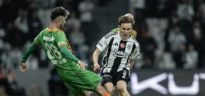 Kartal’ın kanadı kırık! Beşiktaş  Alanyaspor mücadelesi  1-1 eşitlikle sona erdi