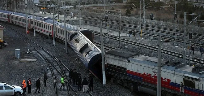 Son dakika: Ankara’da bir tren raydan çıktı!