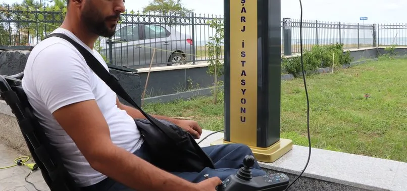 Şarj istasyonu tasarladı! Engellilere umut olacak