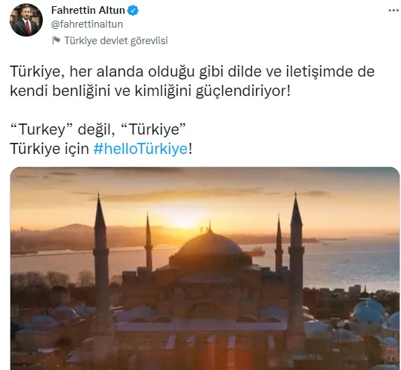 Türkiye İngilizce adı Turkey için BM’ye başvuracak! #HelloTürkiye kampanyası dünya basınında