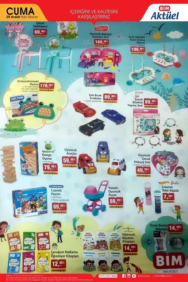 29 Aralık BİM aktüel ürünler kataloğu: 4K Smart Nanocell Tv, Buharlı Ütü, Yüzey Temizleyizi Mop, Airfryer uygun fiyata satışta