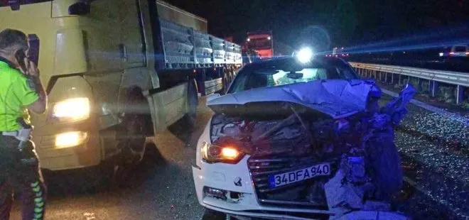 Anadolu Otoyolunda zincirleme kaza! Yaralılar var