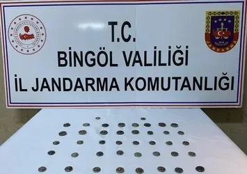 Bingöl'de 45 sikke ele geçirildi