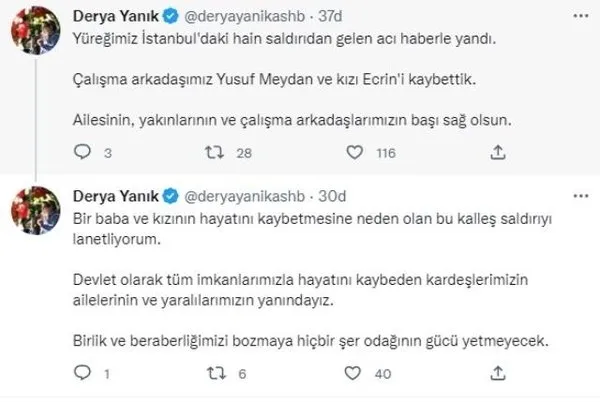 Taksim Patlaması sonrası neler oldu? Saldırının faili kim, yakalandı mı? Taksim patlamasında kaç kişi öldü, yaralandı? Sağlık durumları nasıl?