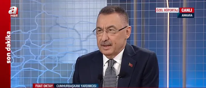 Cumhurbaşkanı Yardımcısı Fuat Oktay’dan A Haber canlı yayınında önemli açıklamalar: Mutlaka sandığa gitmeliyiz