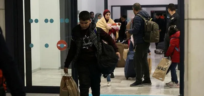Gazze’den tahliye edilen Türkiye ve KKTC vatandaşları İstanbul’a geldi