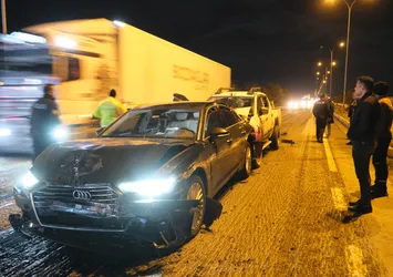 Konya'da zincirleme trafik kazası: 7 yaralı