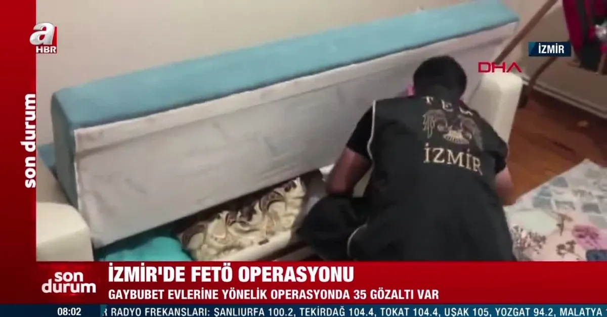 Son dakika: İzmir'de FETÖ operasyonu