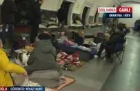 A Haber Kiev’deki sığınakları görüntüledi!