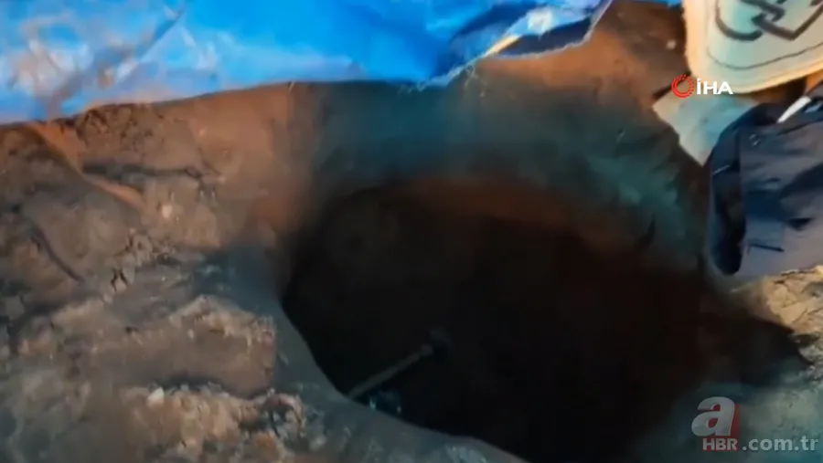 Çadırın içindeki çukurdan çıkan şoke etti 8