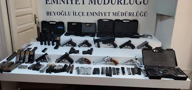 İstanbul’da dev operasyon! Suikast silahları ele geçirildi